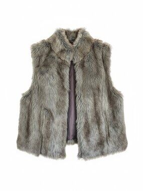 ELLE Women's Faux Fur Vest (XL)